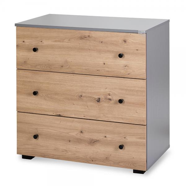 Mobilier Camera copii Si Bebelusi KLUPS PAULINE Grafit-Stejar